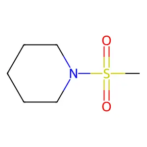 1-Methanesulfonylpiperidine structure