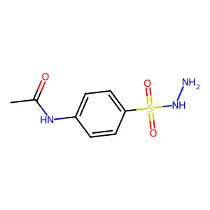 对乙酰氨基苯磺酰肼 structure