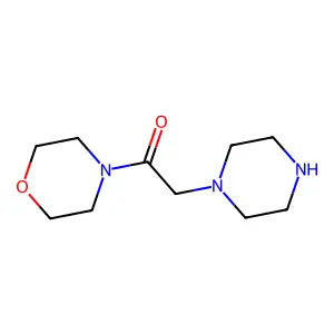 1-(Morpholinocarbonylmethyl)piperazine structure