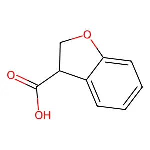 2,3-Dihydro-1-benzofuran-3-carboxylic acid structure