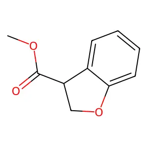 Methyl 2,3-dihydro-1-benzofuran-3-carboxylate structure