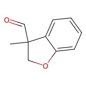 3-Methyl-2,3-dihydrobenzofuran-3-carbaldehyde structure