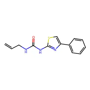 Urea, N-(4-phenyl-2-thiazolyl)-N'-2-propenyl- structure