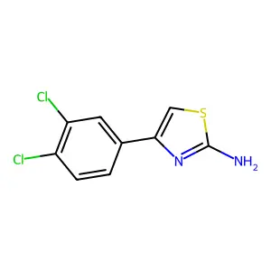 2-Amino-4-(3,4-dichlorophenyl)thiazole structure