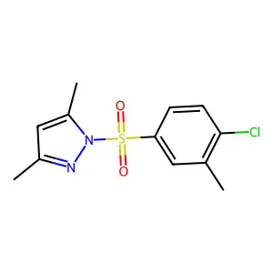 1-((4-chloro-3-methylphenyl)sulfonyl)-3,5-dimethyl-1H-pyrazole structure