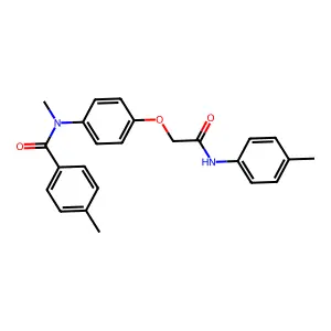 N,4-dimethyl-N-(4-(2-oxo-2-(p-tolylamino)ethoxy)phenyl)benzamide structure