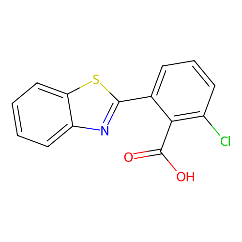 2-(1,3-Benzothiazol-2-yl)-6-chlorobenzoic acid structure