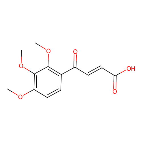 Acrylic acid, 3-(2,3,4-trimethoxybenzoyl)-, (E)- structure