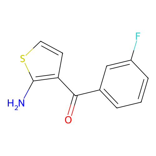 (2-Amino-thiophen-3-yl)-(3-fluoro-phenyl)-methanone structure