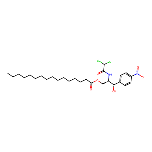 Chloramphenicol Palmitate structure