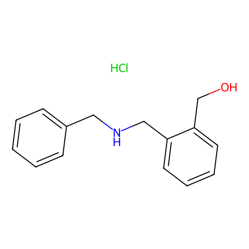 [2-(Benzylamino-methyl)-phenyl]-methanol hydrochloride structure