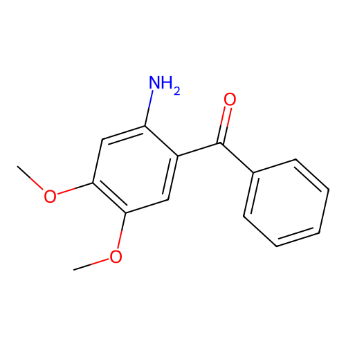 (2-Amino-4,5-dimethoxyphenyl)(phenyl)methanone structure