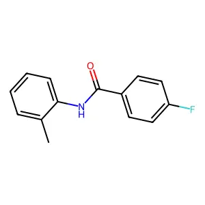4-fluoro-N-(2-methylphenyl)benzamide structure