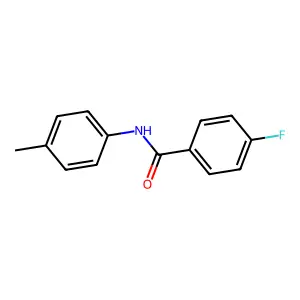 4-fluoro-N-(4-methylphenyl)benzamide structure