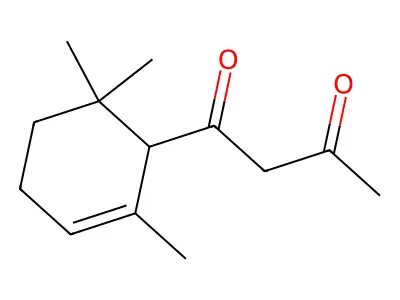 1-(2,6,6-Trimethyl-2-cyclohexen-1-yl)butane-1,3-dione structure