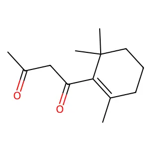 1-(2,6,6-Trimethyl-1-cyclohexen-1-yl)butane-1,3-dione structure