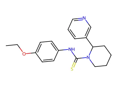 N-(4-ethoxyphenyl)-2-(pyridin-3-yl)piperidine-1-carbothioamide structure