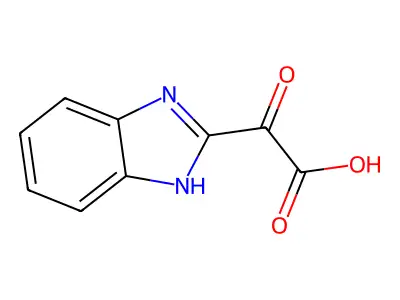 2-(1H-Benzo[d]imidazol-2-yl)-2-oxoacetic acid structure