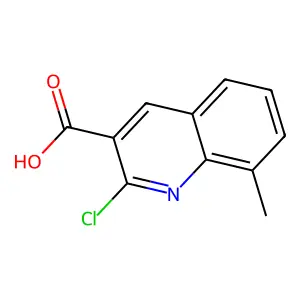 2-Chloro-8-methylquinoline-3-carboxylic acid structure