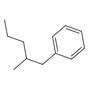 (2-Methylpentyl)benzene structure