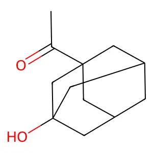 1-Acetyl-3-hydroxyadamantane structure