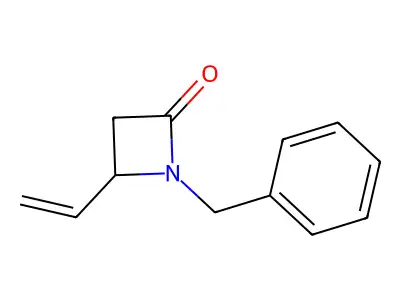 1-Benzyl-4-ethenyl-azetidin-2-one structure