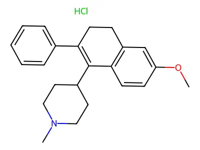 C23H27NO.ClH structure