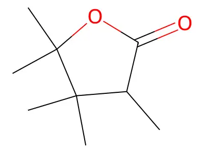 3,4,4,5,5-Pentamethyloxolan-2-one structure