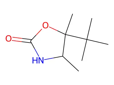 5-Tert-butyl-4,5-dimethyl-1,3-oxazolidin-2-one structure