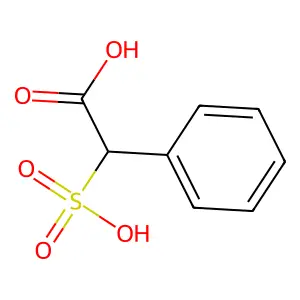 alpha-Sulfophenylacetic acid structure
