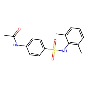 N4-Acetyl-N1-(2,6-xylyl)sulfanilamide structure