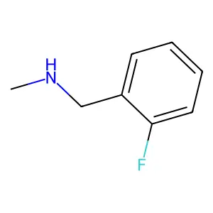 (2-Fluorophenyl)methyl-methylazanium structure