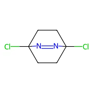 2,3-Diazabicyclo(2.2.2)oct-2-ene, 1,4-dichloro- structure