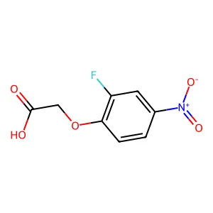 2-(2-Fluoro-4-nitrophenoxy)acetic acid structure