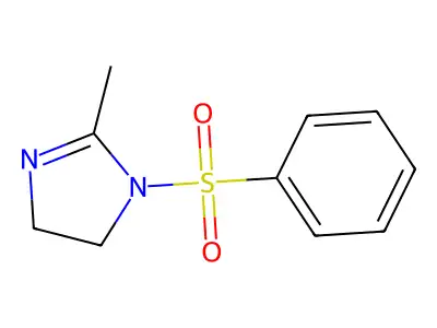 4,5-Dihydro-2-methyl-1-(phenylsulfonyl)-1H-imidazole structure