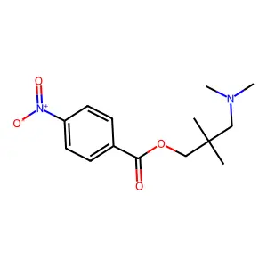 3-(Dimethylamino)-2,2-dimethylpropyl 4-nitrobenzoate structure