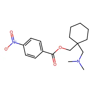 [1-[(Dimethylamino)methyl]cyclohexyl]methyl 4-nitrobenzoate structure