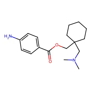 {1-[(Dimethylamino)methyl]cyclohexyl}methyl 4-aminobenzoate structure