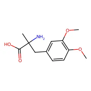 2-Amino-3-(3,4-dimethoxyphenyl)-2-methylpropanoic acid structure