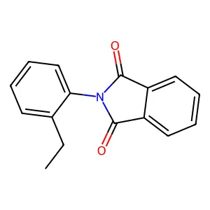 N-(2-Ethylphenyl)phthalimide structure
