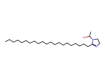 1-(1-Hydroxyethyl)-2-henicosyl-2-imidazoline structure