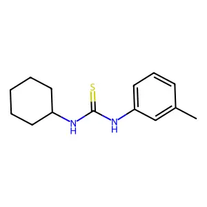1-Cyclohexyl-3-(3-methylphenyl)thiourea structure