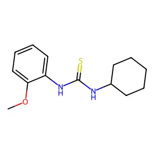 1-Cyclohexyl-3-(2-methoxyphenyl)thiourea structure