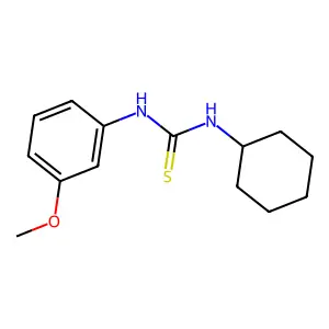 1-Cyclohexyl-3-(3-methoxyphenyl)thiourea structure