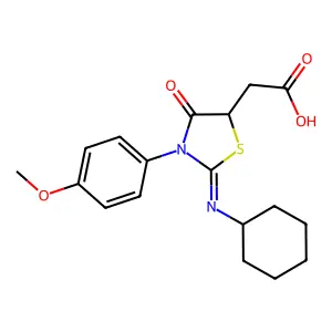2H,6H-Pyrido(1'',2'':3',4')imidazo(1',5':1,2)pyrido(3,4-b)indole, 1,3,4,8,9,14,14b,14c-octahydro-6,14-dimethyl- structure