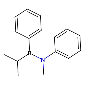 (N-Methylanilino)isopropylphenylborane structure