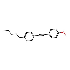 1-(4-Methoxyphenyl)ethynyl-4-pentylbenzene structure