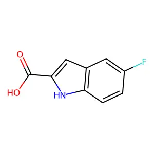 5-氟吲哚-2-甲酸 structure