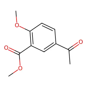 Methyl 5-acetyl-2-methoxybenzoate structure