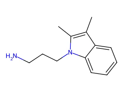 3-(2,3-Dimethylindol-1-yl)propan-1-amine structure